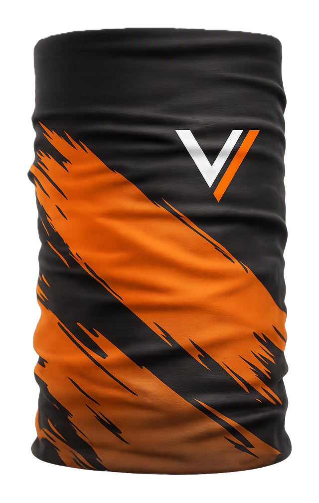 Braga de cuello naranja Valiria patinaje