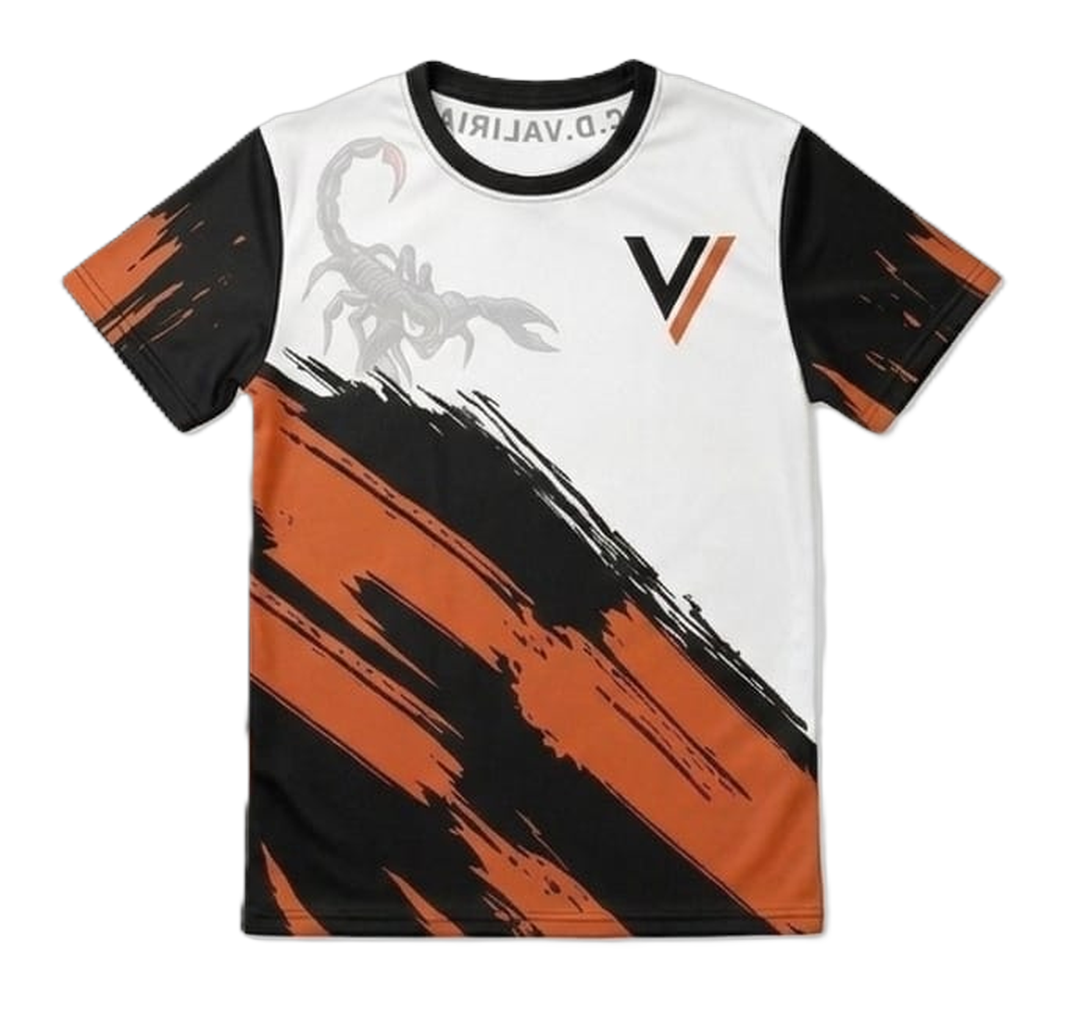 Camiseta técnica naranja Valiria patinaje